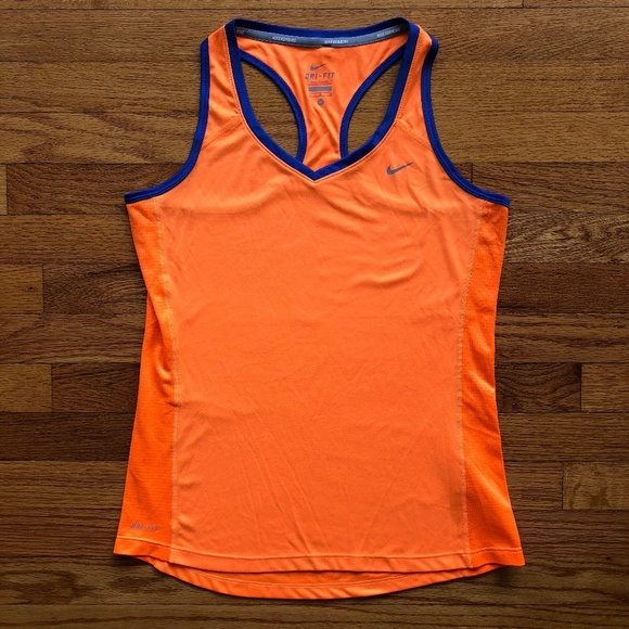 nike dri fit miler orange